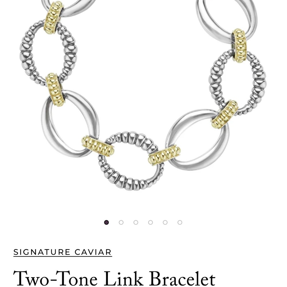 LAGOS Two-Tone Silver and Gold Bracelet